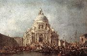 GUARDI, Francesco The Doge at the Basilica of La Salute  gd Norge oil painting reproduction